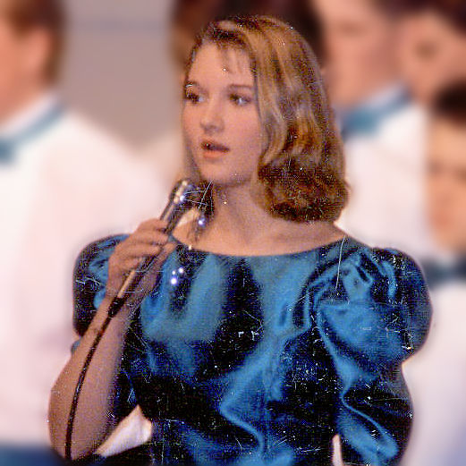 Young Holly singing